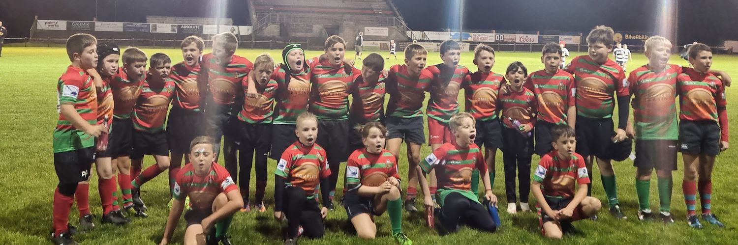 Dunvant RFC Under 10s banner