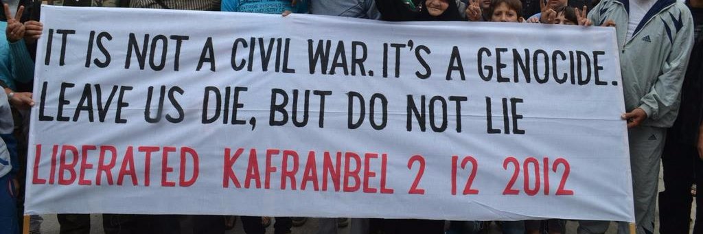 Kafranbel English banner