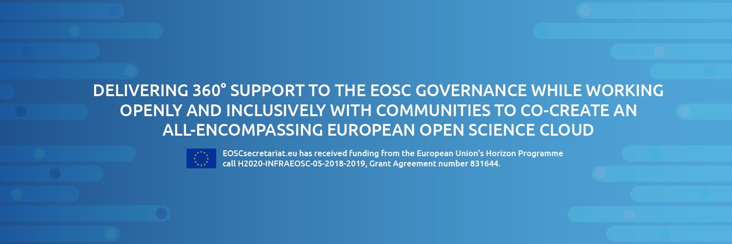 EOSC Secretariat banner