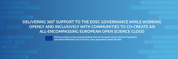 EOSC Secretariat Profile Banner