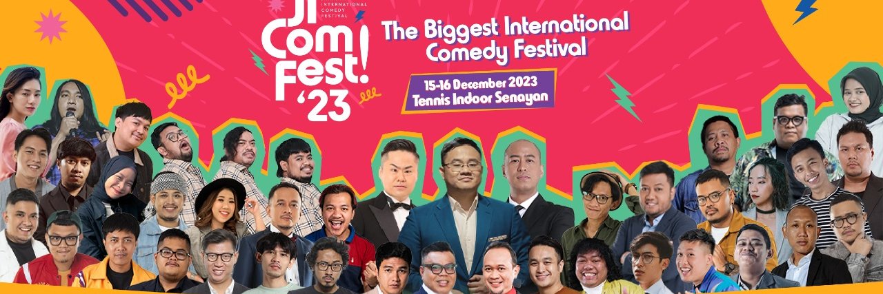 Jakarta Int'l COMEDY Festival 2023 banner