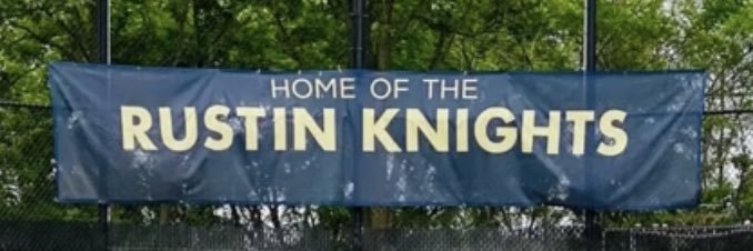 Rustin Softball banner