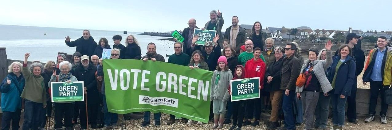 Canterbury District Green Party banner