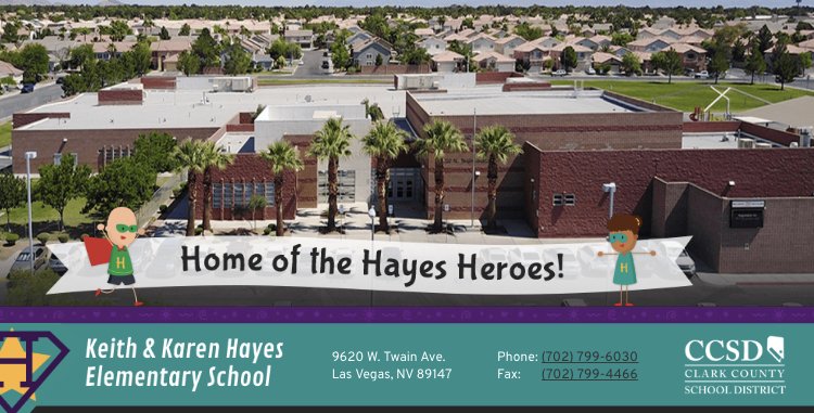Hayes Elementary School CCSD banner