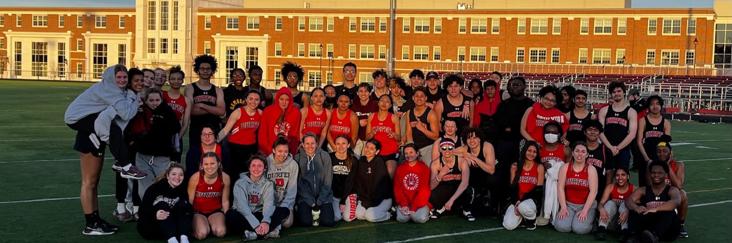 Durfee Track and Field banner