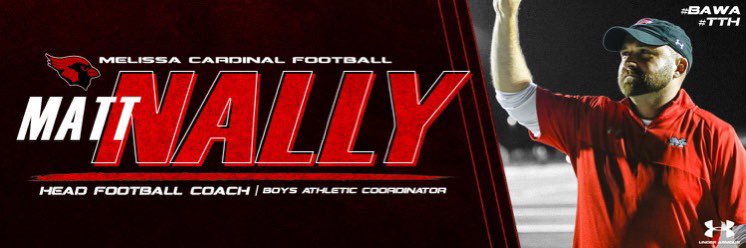 Coach Matt Nally's banner