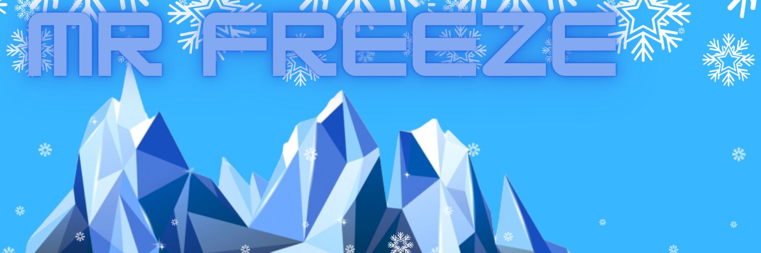 Mr Freeze banner