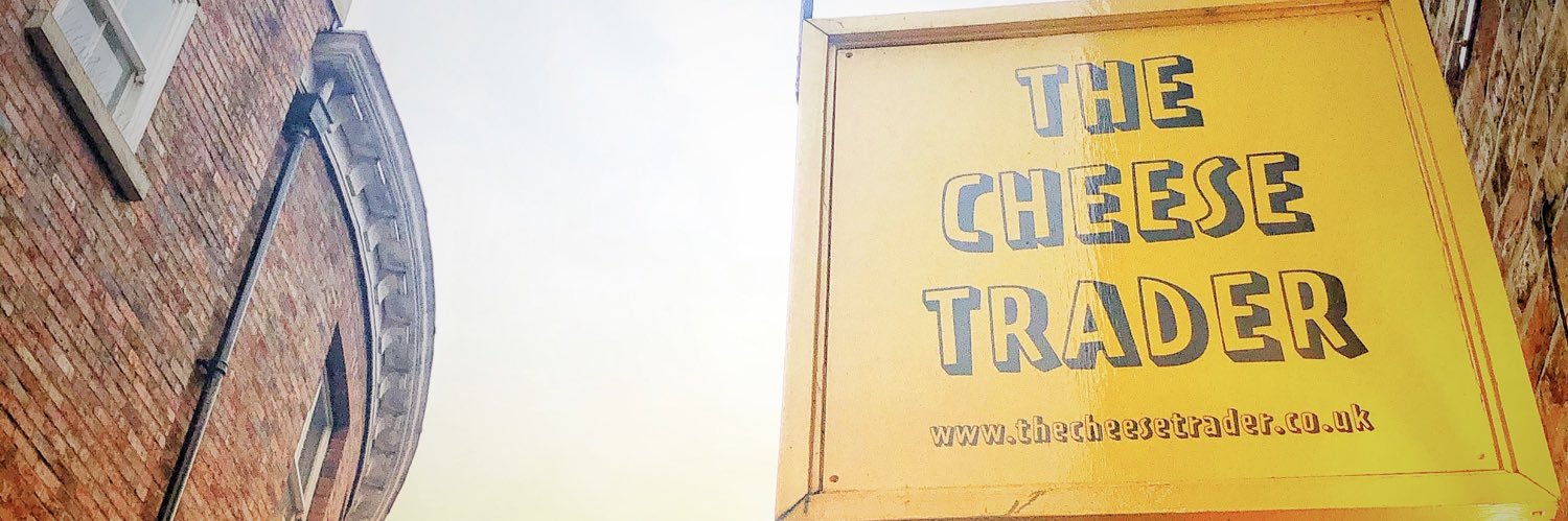 THE CHEESE TRADER, YORK banner