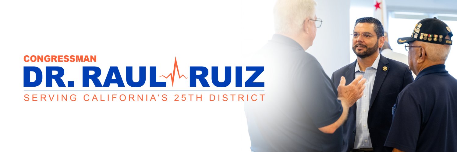 Congressman Raul Ruiz, M.D. banner