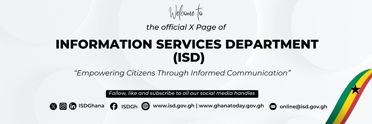 Information Services Department - Ghana's banner