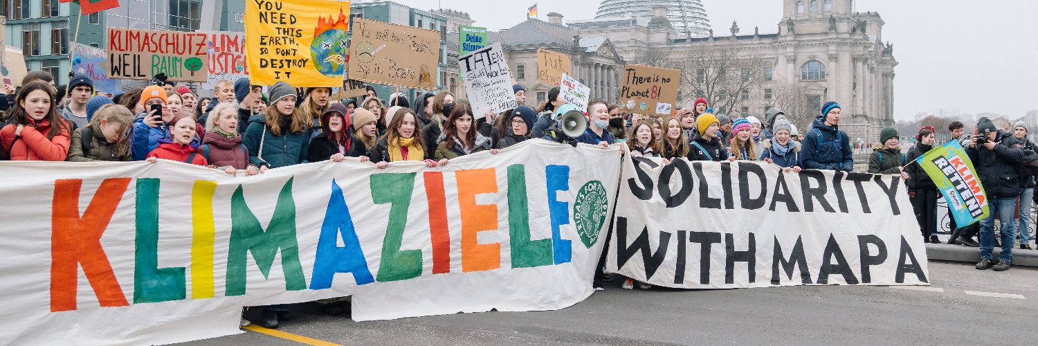 Fridays for Future Berlin's banner