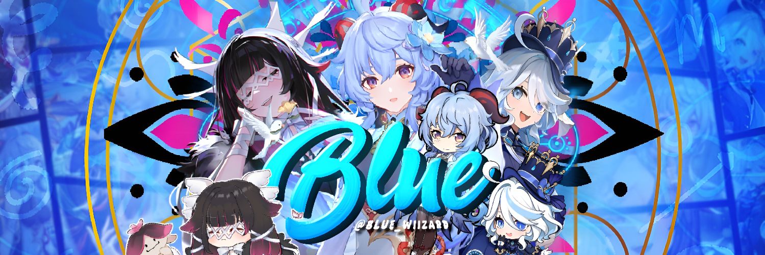 Blue ❄️🫧 banner