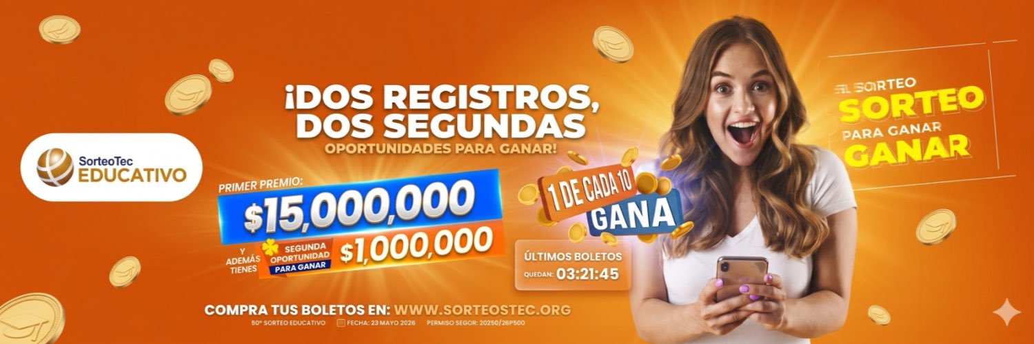 Sorteos Tec banner