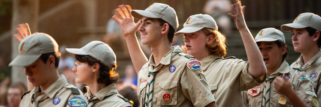 Narragansett Council Scouting America banner