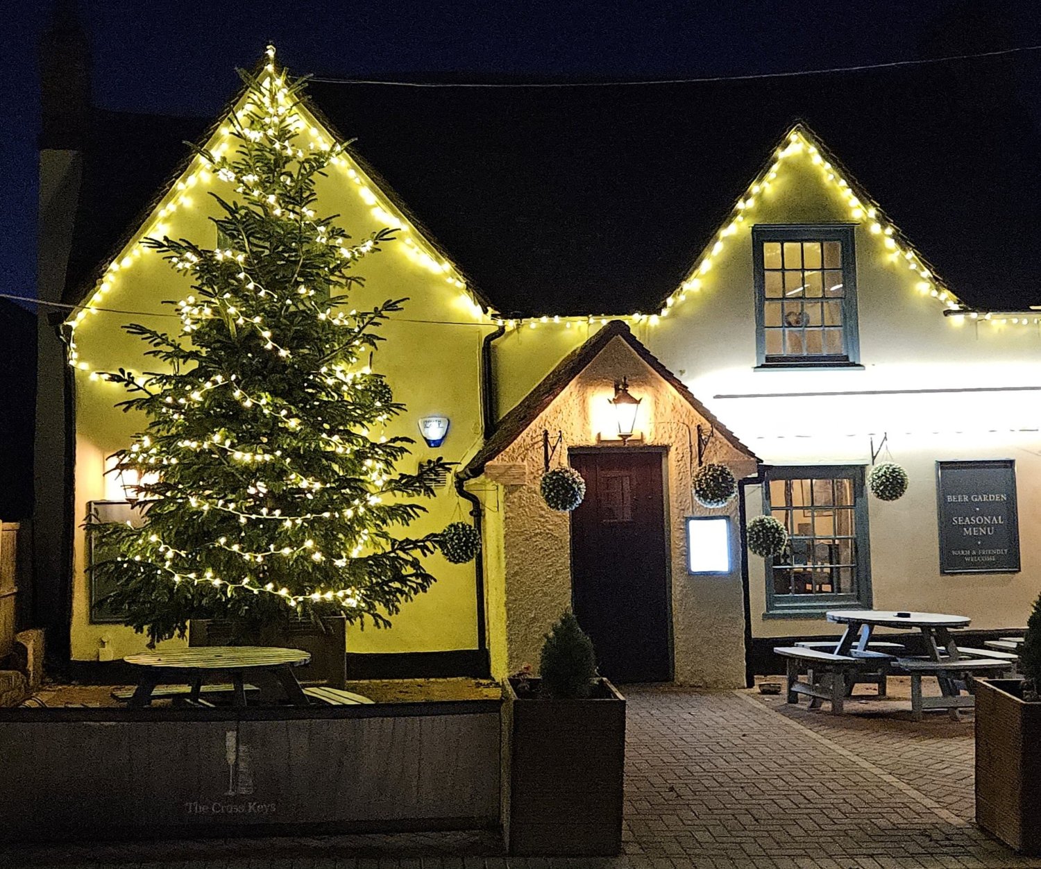The Cross Keys banner