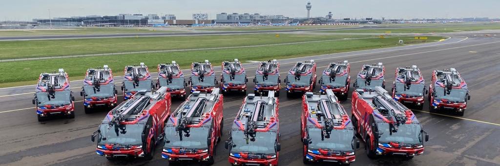 Brandweer Schiphol banner