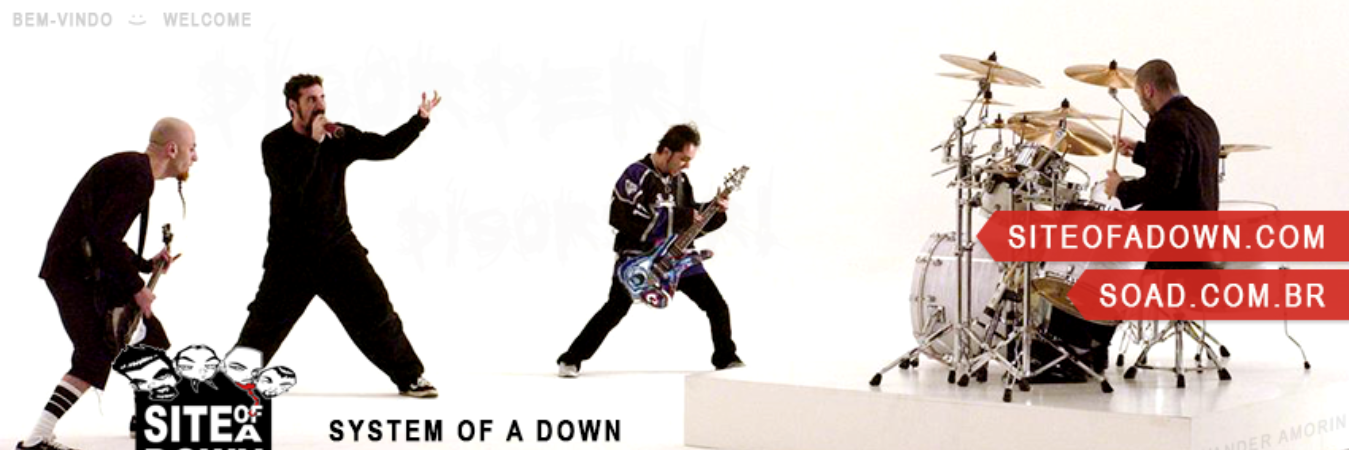 SOAD Brasil banner