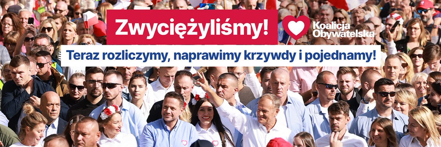 Koalicja Obywatelska ❤️ - sympatycy Profile Banner