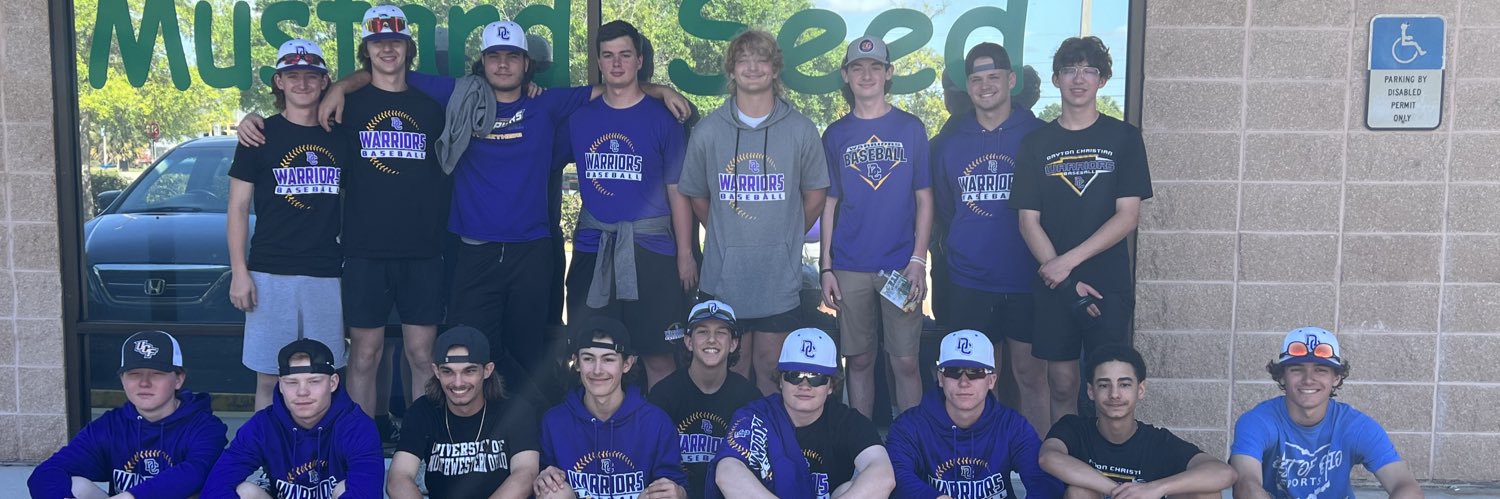 Dayton Christian Warriors Baseball banner