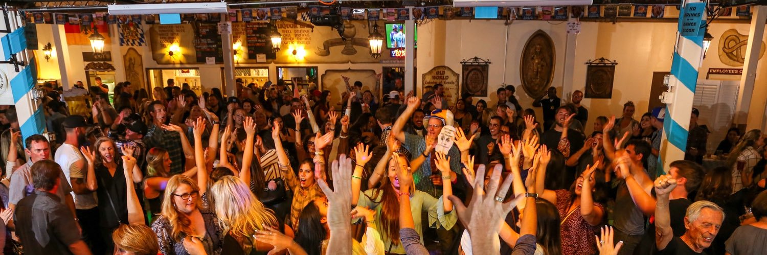 Biergarten at Old World HB banner