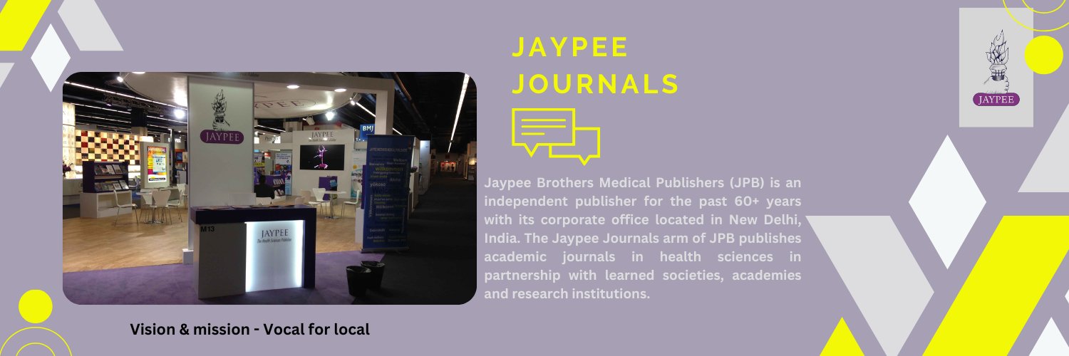 Jaypee Journals banner