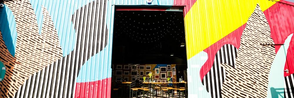 Bloom Building and Coffee banner