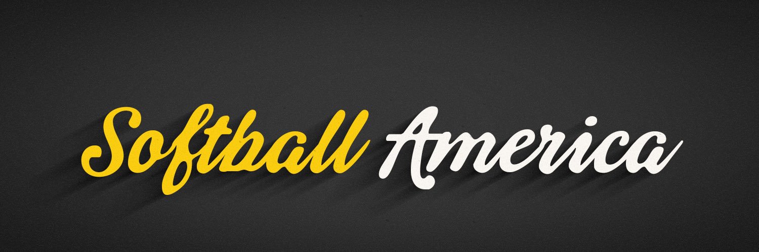 Softball America's banner