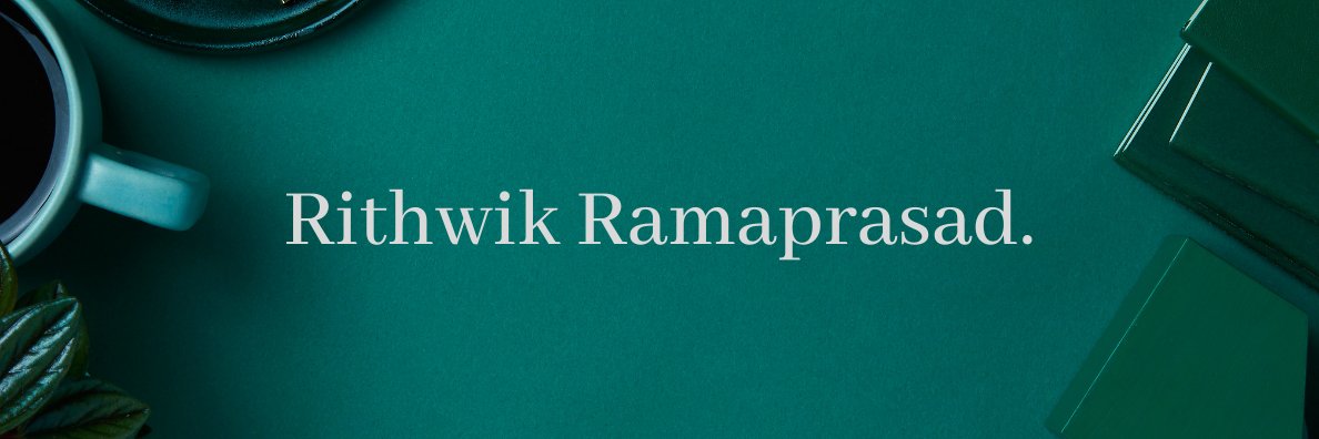 Rithwik's banner