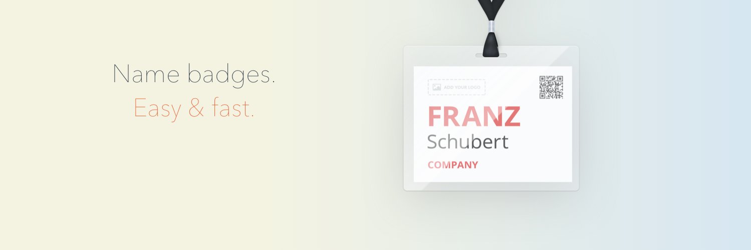 Conference Badge banner