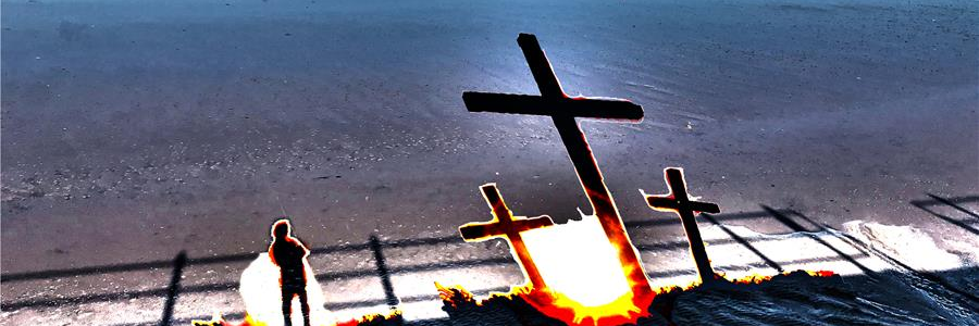 Morecambe Goth Passion Play banner