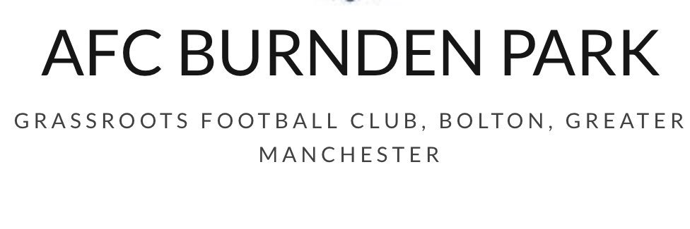AFC Burnden Park banner