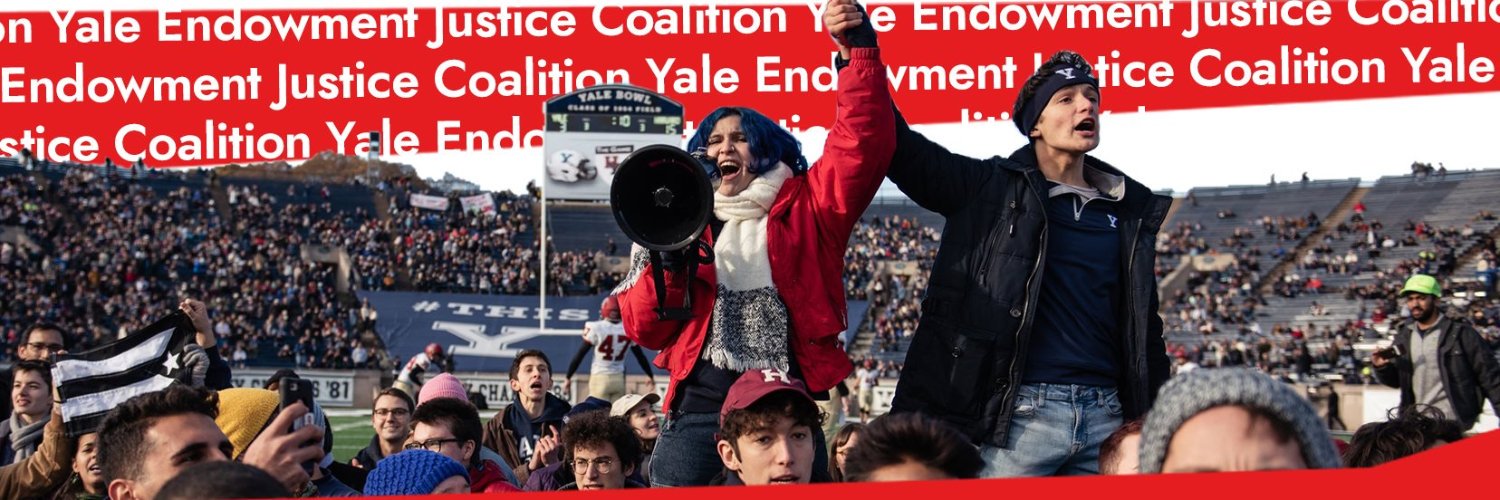 Yale Endowment Justice Collective banner