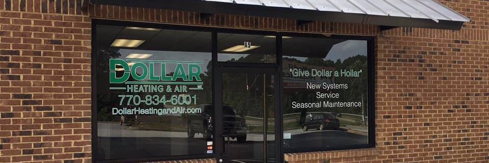Dollar Heating & Air banner