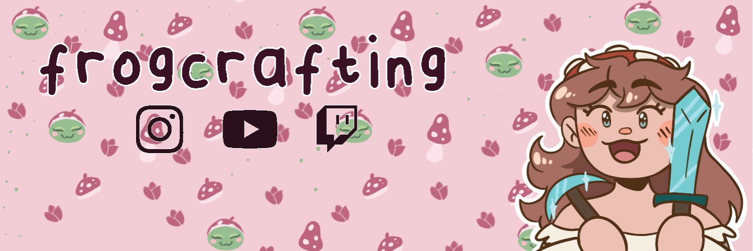 🌿 frogcrafting 🍄 banner