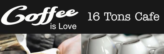 16 Tons Cafe banner