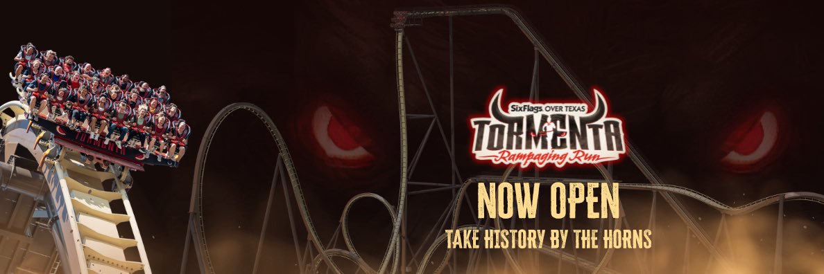 Six Flags Over Texas banner