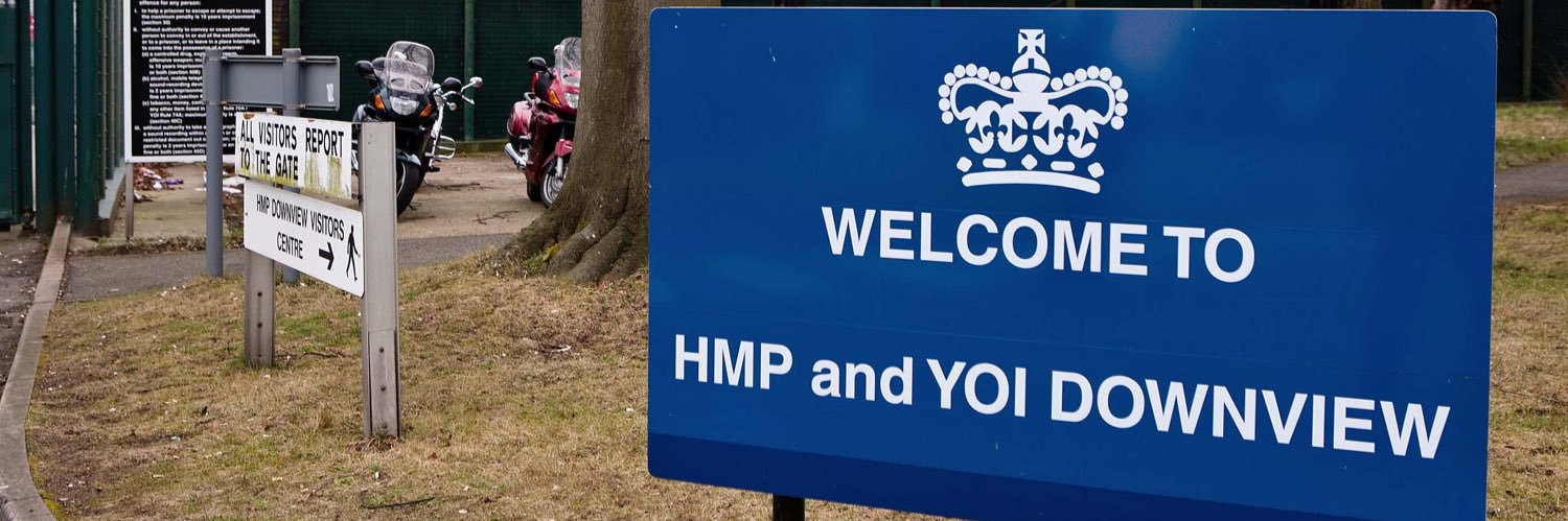 HMP Downview banner