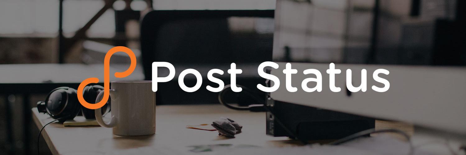 Post Status banner
