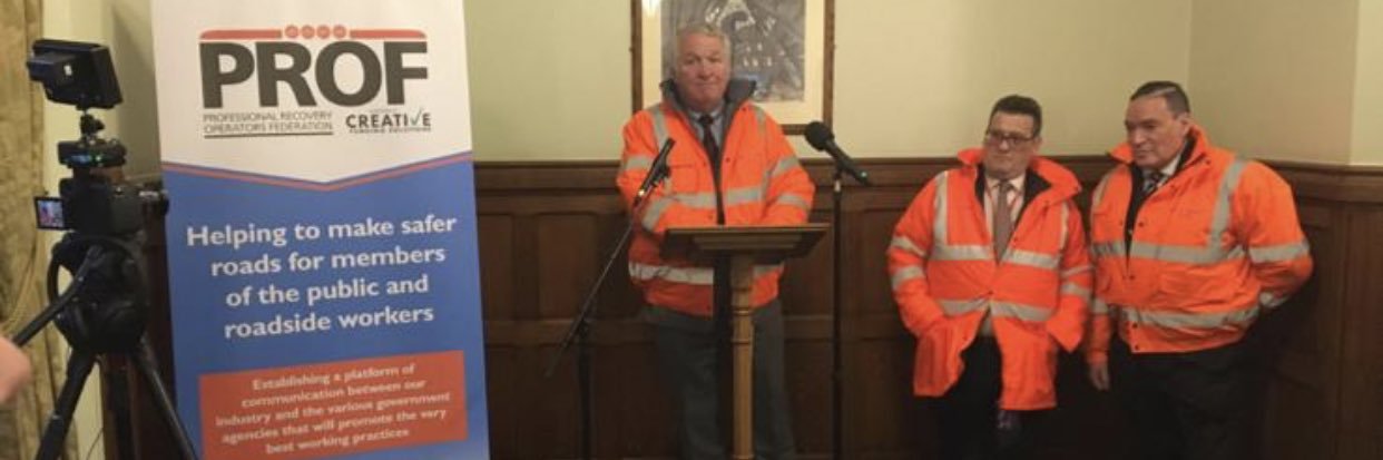 PROFESSIONAL RECOVERY OPERATORS FEDERATION banner