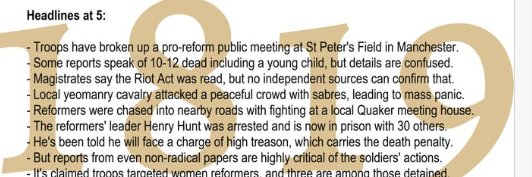 Reporting the news from 1823 banner