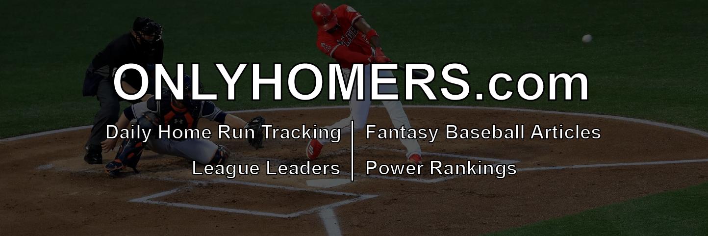OnlyHomers Home Run Tracker banner