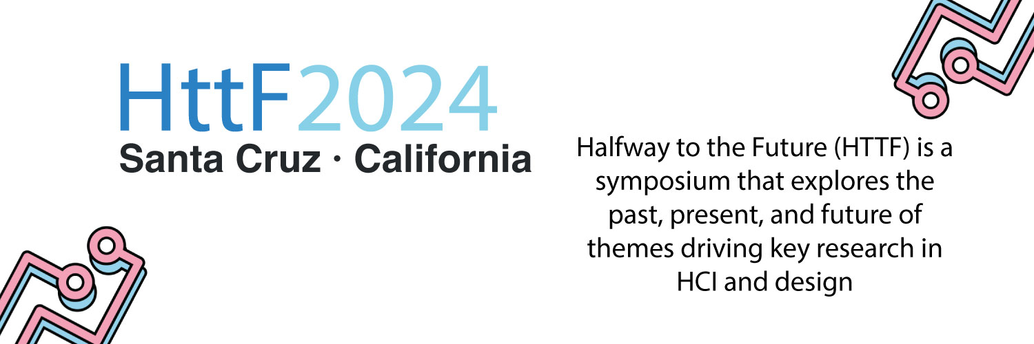 Halfway to the Future symposium's banner