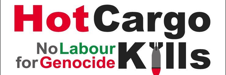 Labour for Palestine's banner