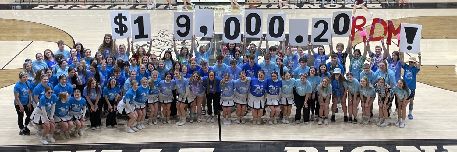 Boonville Riley Dance Marathon banner