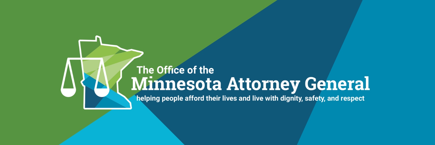 Attorney General Keith Ellison's banner