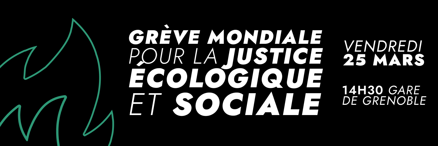 Fridays For Future Grenoble ⏚ banner