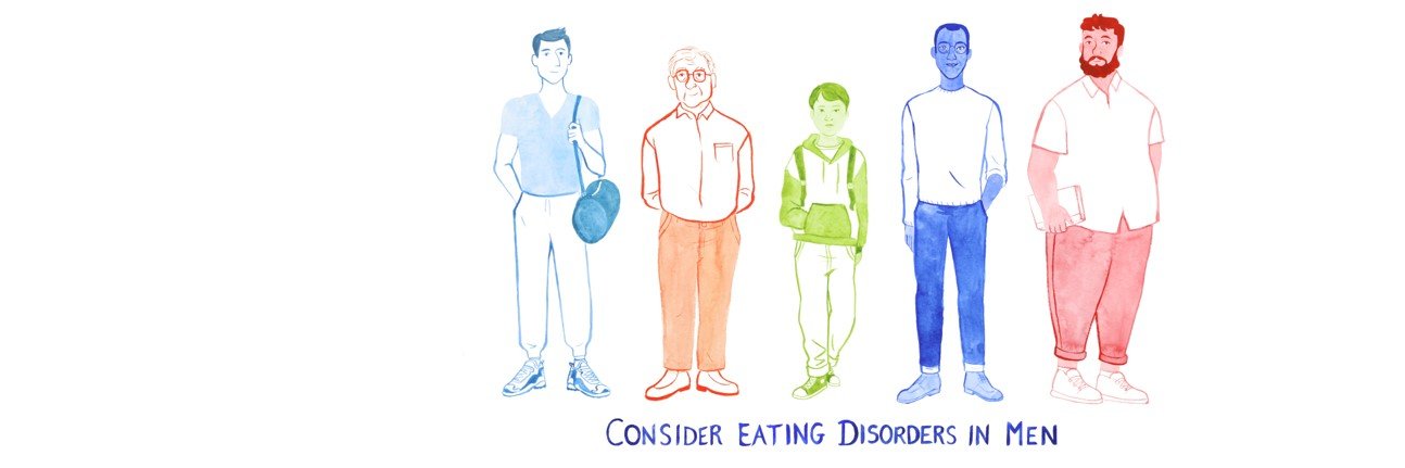 Consider Eating Disorders in Men banner