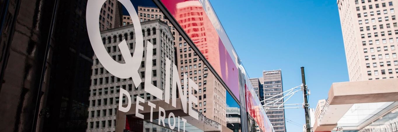 QLINE Detroit banner