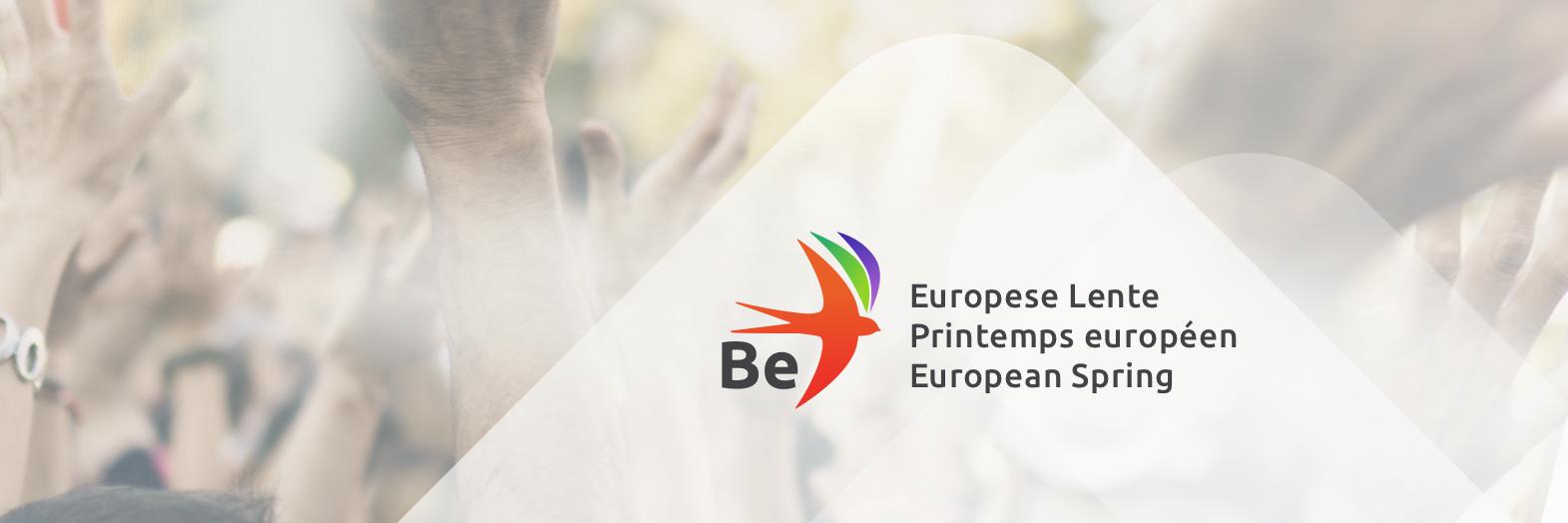 Be Europese Lente - Be Printemps européen banner