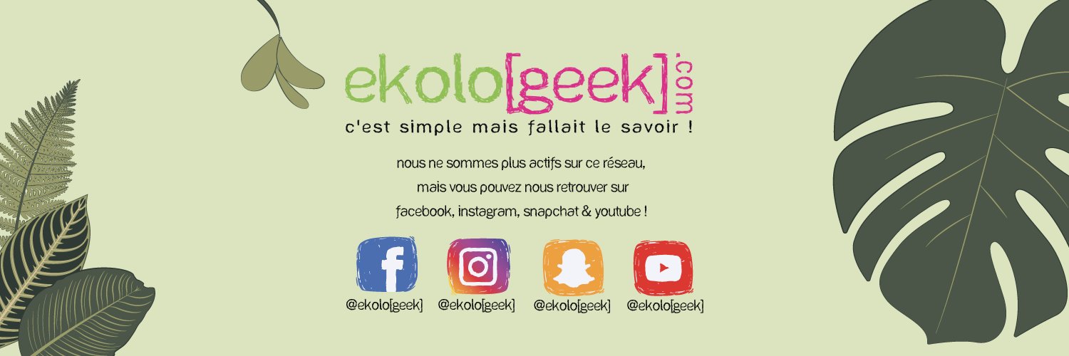 Ekologeek's profile banner image